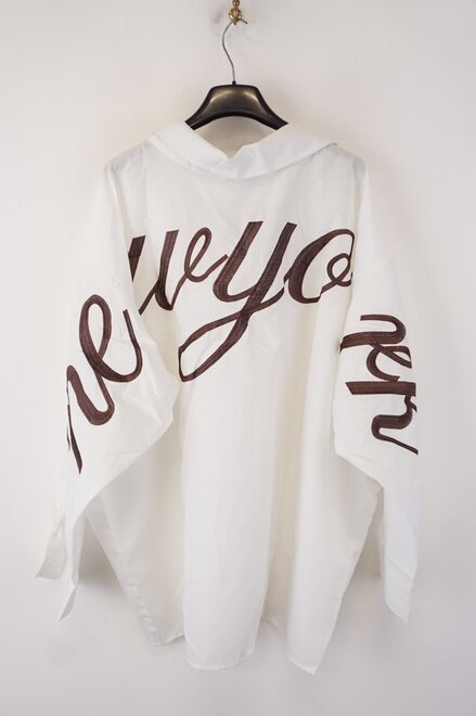 Garde-robe - Blouse - Wit-bruin