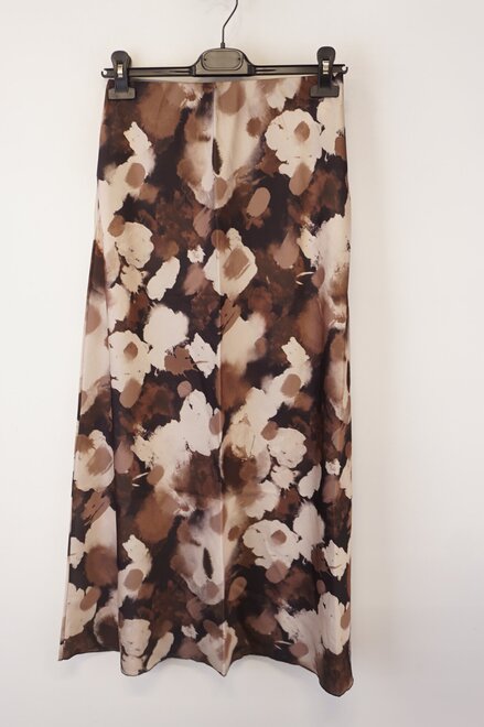 Garde-robe - Lange Rok - Zwart-beige