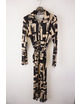 Garde-robe - Lang kleed - Zwart-beige
