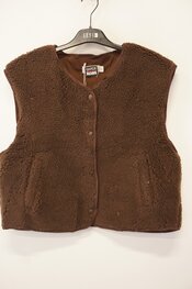 Garde-robe - body warmer - Zwart-beige