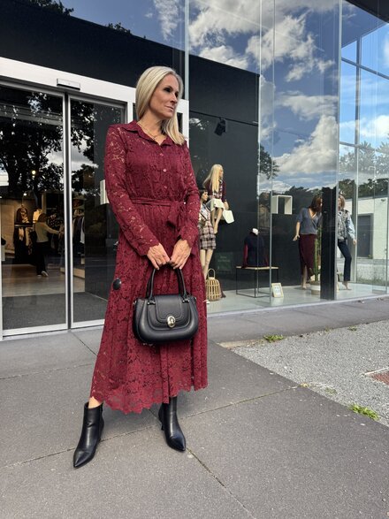 Garde-robe - Lang kleed - Bordeaux