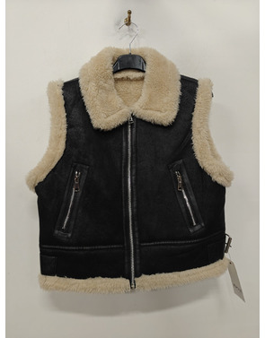 Garde-robe - Gilet - Zwart-beige