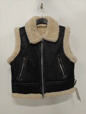 Garde-robe - Gilet - Zwart-beige