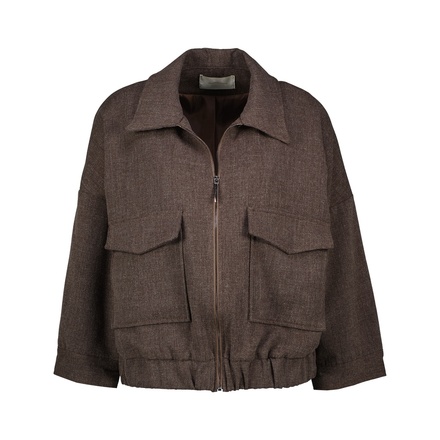 Amelie &amp; Amelie - BOMBER - Bruin