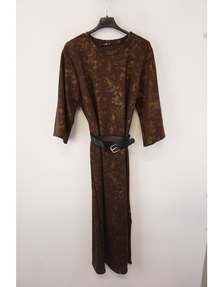 Garde-robe - Lang kleed - Bruin
