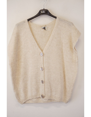 Garde-robe - Gilet - Ecru