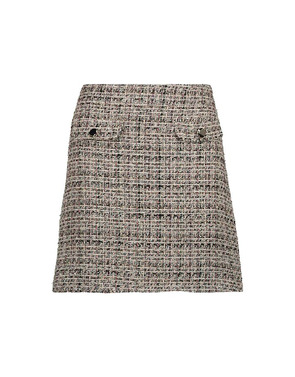 Amelie &amp; Amelie - Korte Rok - Zwart-zilver