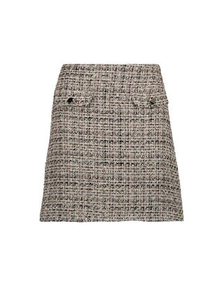 Amelie &amp; Amelie - Korte Rok - Zwart-zilver