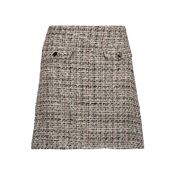 Amelie &amp; Amelie - Korte Rok - Zwart-zilver