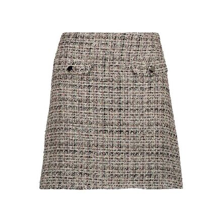 Amelie &amp; Amelie - Korte Rok - Zwart-zilver