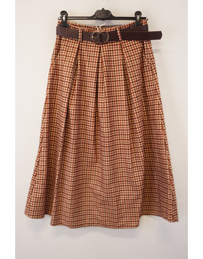Garde-robe - Halflange Rok - Bruin