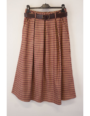 Garde-robe - Halflange Rok - Bordeaux