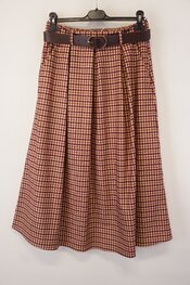 Garde-robe - Halflange Rok - Bordeaux