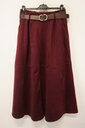 Garde-robe - Halflange Rok - Bordeaux