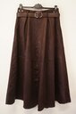 Garde-robe - Halflange Rok - Bruin