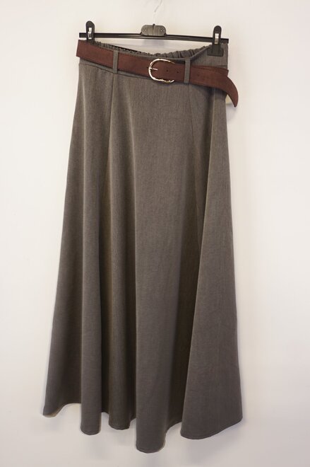 Garde-robe - Lange Rok - Grijs