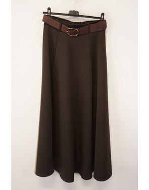 Garde-robe - Lange Rok - Bruin