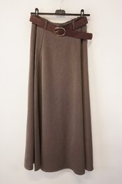 Garde-robe - Lange Rok - Taupe