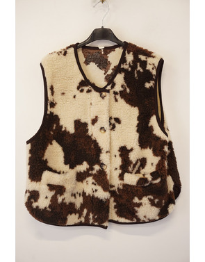 Garde-robe - Gilet - Bruin-ecru