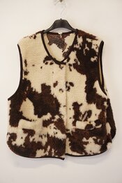 Garde-robe - Gilet - Bruin-ecru