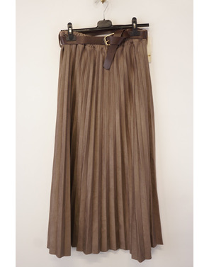 Garde-robe - Lange Rok - Taupe
