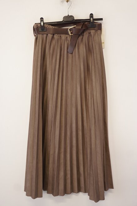 Garde-robe - Lange Rok - Taupe