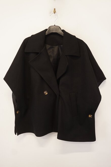 Garde-robe - Poncho - Zwart