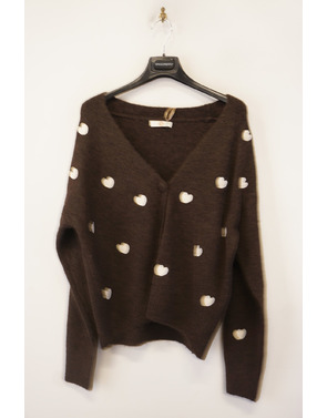 Garde-robe - Gilet - Donker bruin