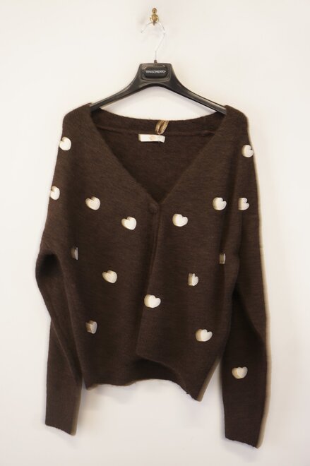 Garde-robe - Gilet - Donker bruin