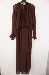 Garde-robe - Lang kleed - Bruin
