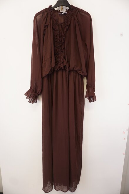 Garde-robe - Lang kleed - Bruin