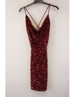 Garde-robe - Kort Kleedje - Bordeaux