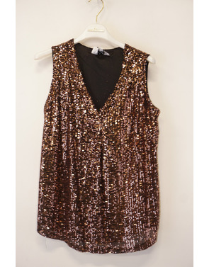 Garde-robe - Top - Zwart-brons