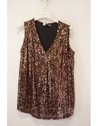 Garde-robe - Top - Zwart-brons