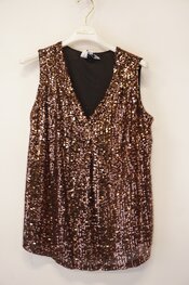 Garde-robe - Top - Zwart-brons