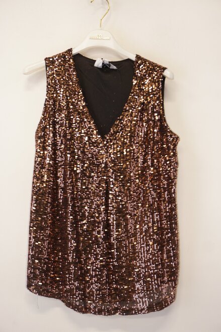 Garde-robe - Top - Zwart-brons