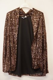 Garde-robe - Gilet - Zwart-brons