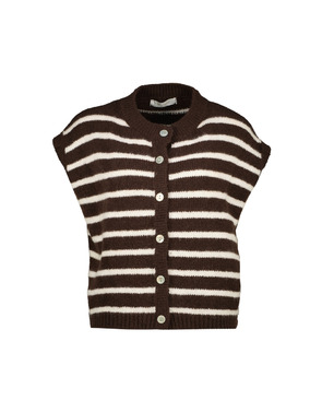Amelie &amp; Amelie - Gilet - Bruin