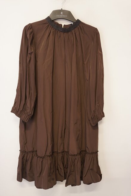 Xandres - Halflang Kleedje - Bruin