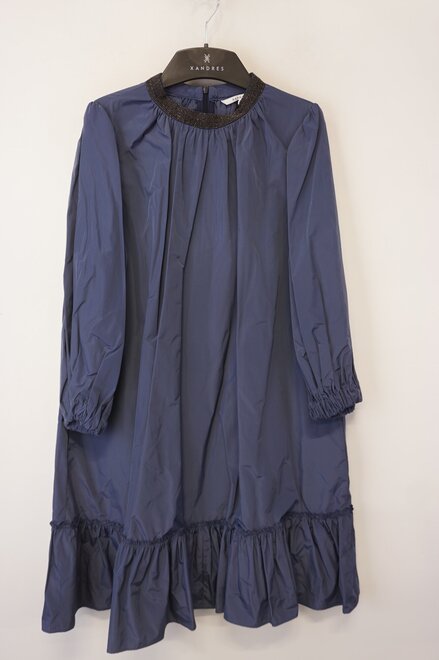 Xandres - Halflang Kleedje - Blauw