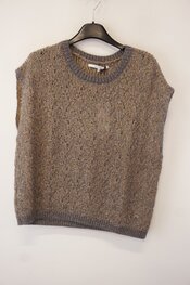 Xandres - Pull - Beige-grijs