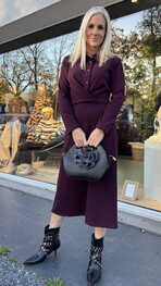 Amelie &amp; Amelie - Halflang Kleedje - Bordeaux