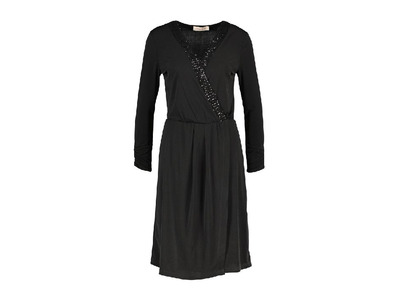 Amelie & Amelie - Halflang Kleedje - Zwart