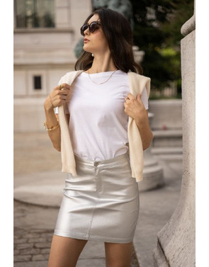 Garde-robe - Korte Rok - Zilver