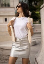 Garde-robe - Korte Rok - Zilver