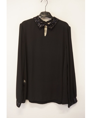 Amelie & Amelie - Blouse - Zwart