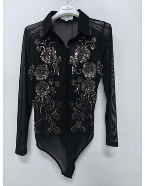 Garde-robe - Blouse - Zwart-goud