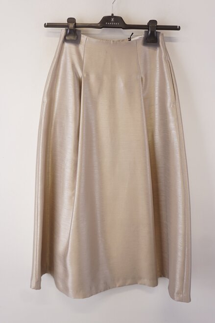 Xandres - Halflange Rok - Champagne 