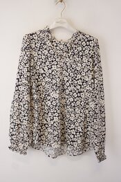 Free/quent - Blouse - Marine-ecru