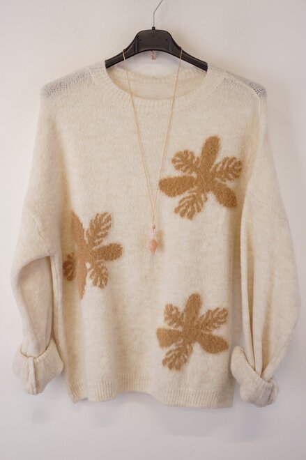 Garde-robe - Pull - Beige-ecru